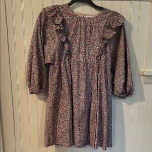 Crewcuts Kids Dress - Purple and Pink Floral